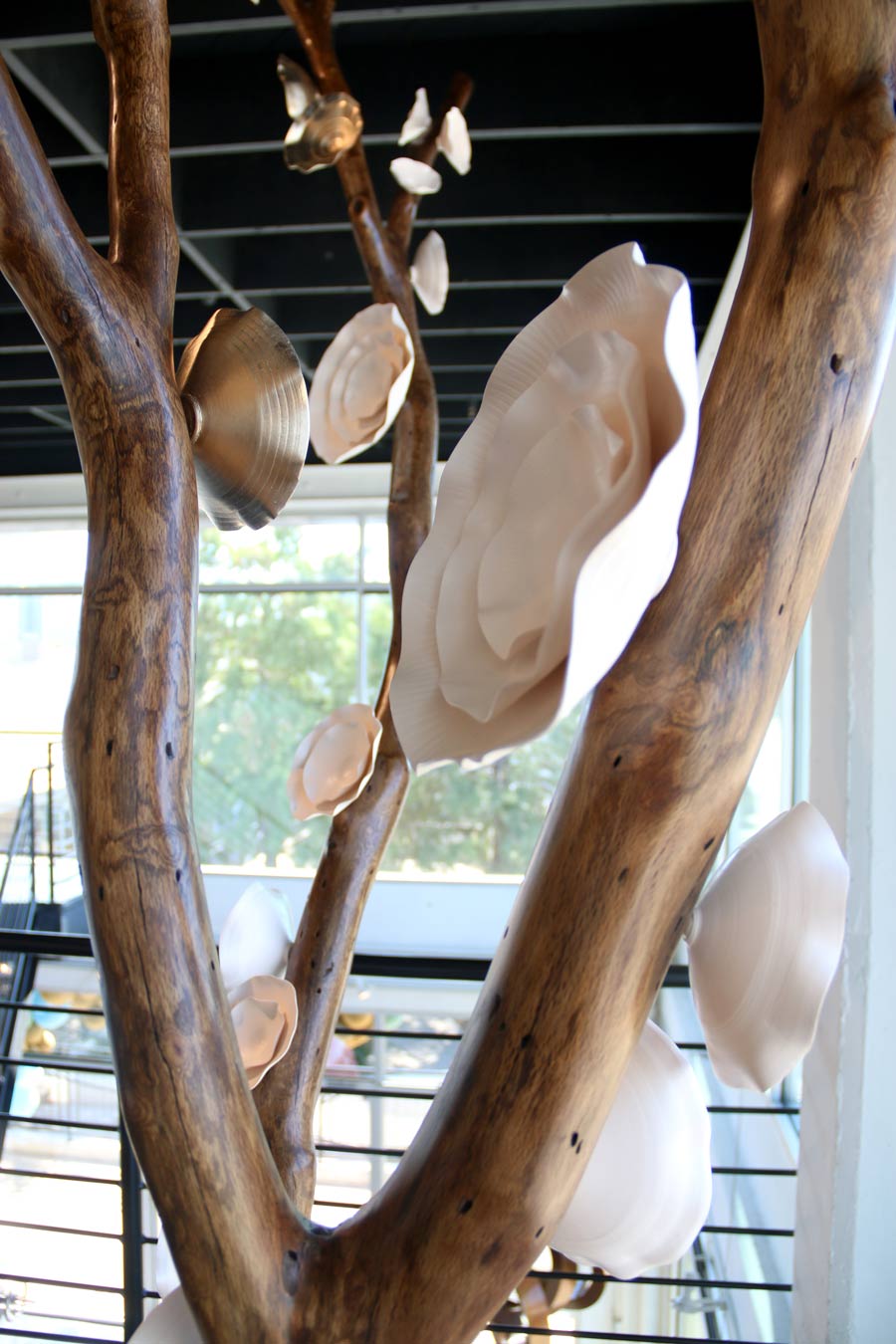 Details of "Tree of Life" by Lucrecia Waggoner | Porcelain Artist