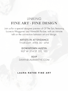 Linking Fine Art - Fine Design with Lucrecia-Waggoner | April 30, 2026.